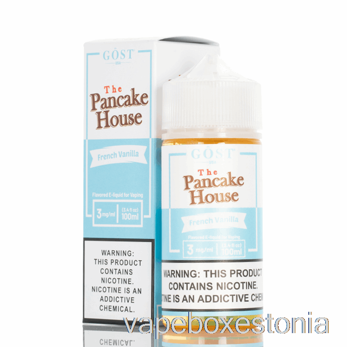 Vape Box Estonia Prantsuse Vanill - Pannkoogimaja - Gost Aur - 100ml 3mg